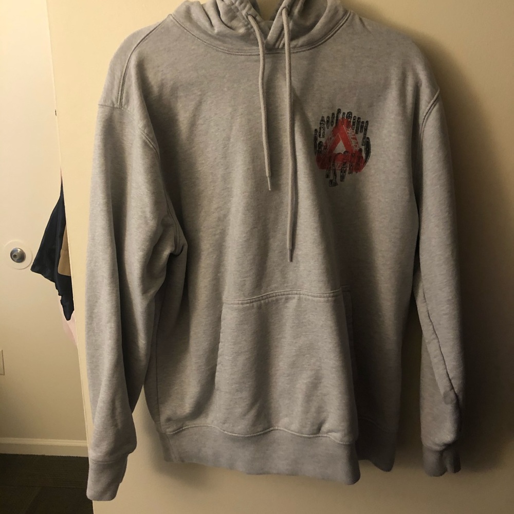 Palace grey hoodie
